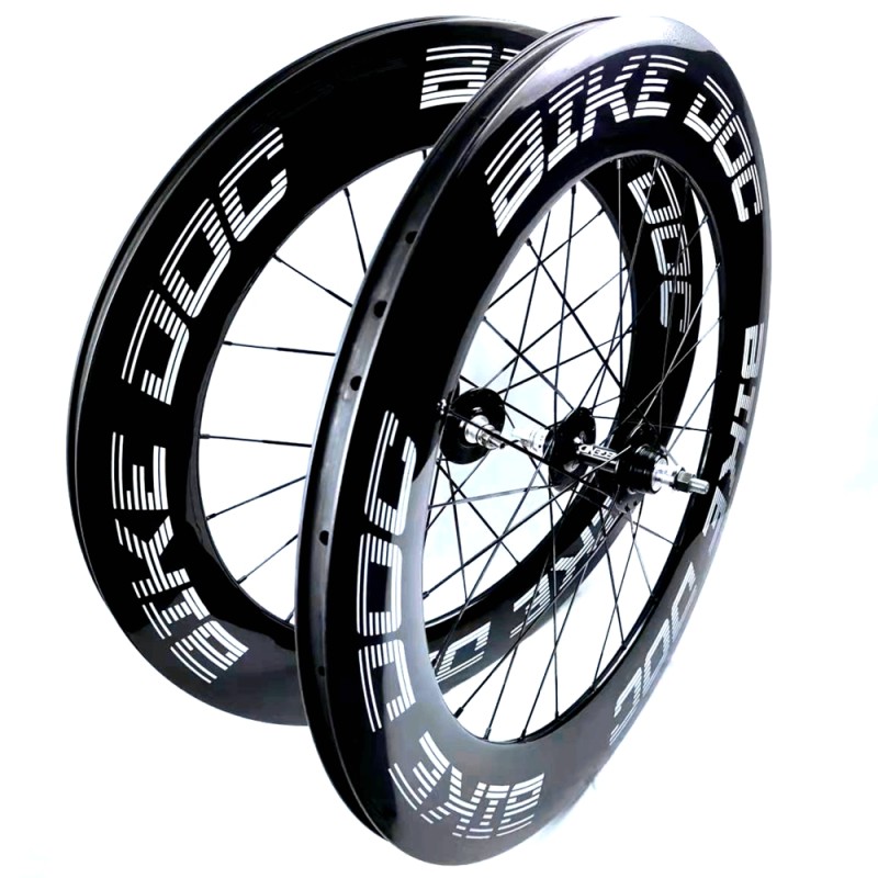Fixie Wheel Supplier - 700C Track Carbon Rim 88MM Tubular Clincher