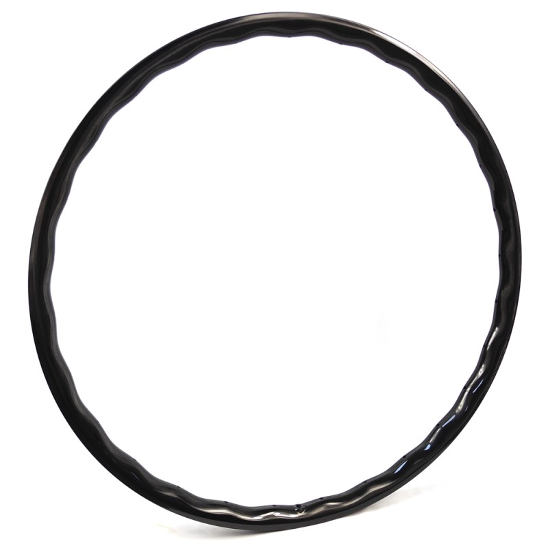 MTB Carbon Rim Manufacturer - Wavy 29er Asymmetric 28H Carbon Wheels