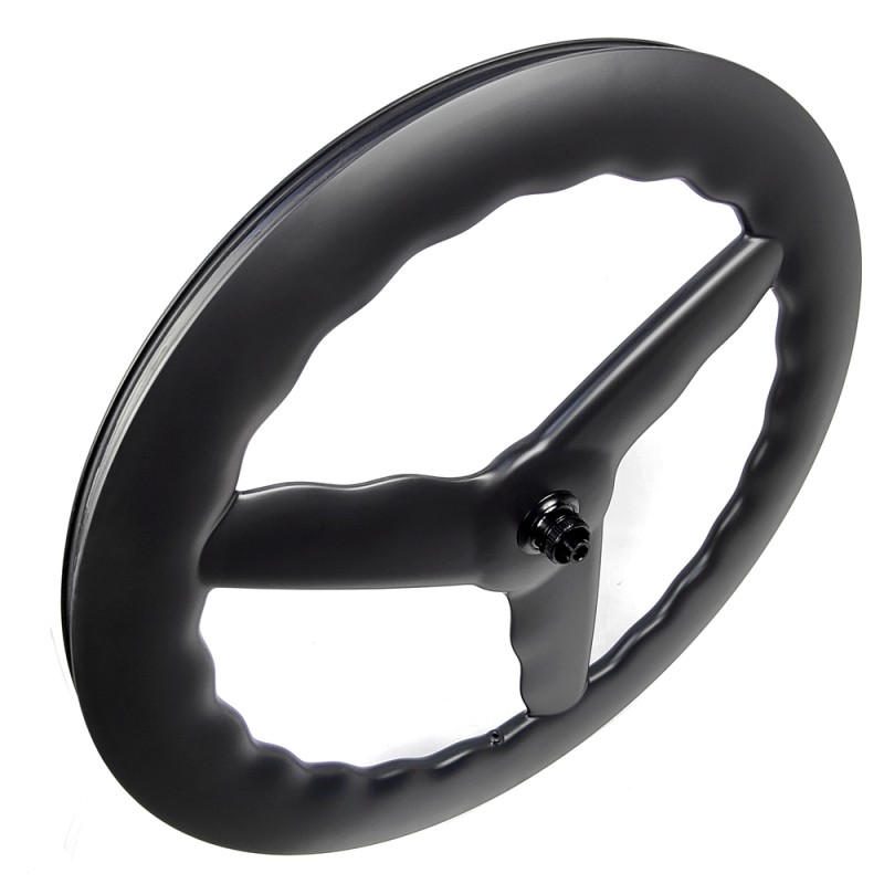 Carbon Bike Wheels Manufacturer - Full Carbon Wave 3 Spoke 28mm Wide