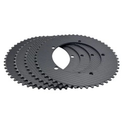 Carbon Chainring Supplier - Full Carbon BCD 14mm 49T-64T