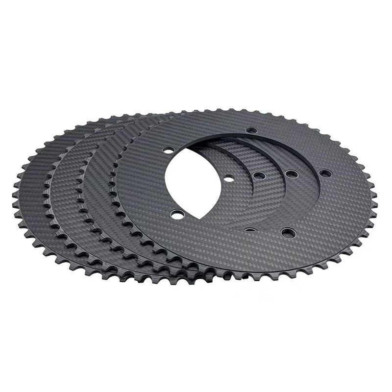 Carbon Chainring Supplier - Full Carbon BCD 14mm 49T-64T