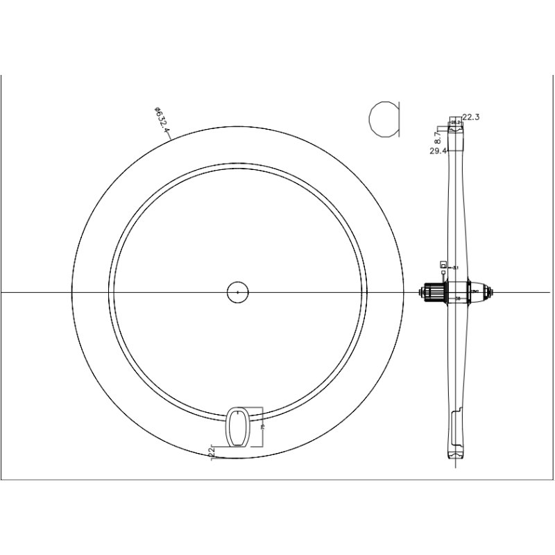 Carbon Fix Gear Supplier - 700C Disc Wheel Tubeless 28mm Width Road