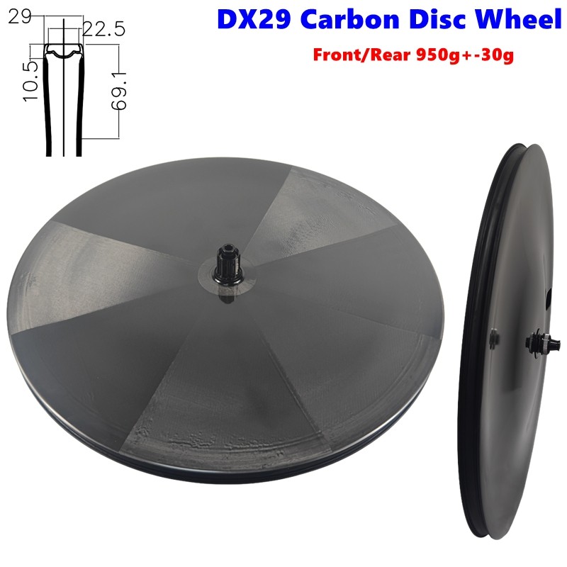 TT Wheel Disc Factory - 950g 29MM Wide Aero Triathlon 700C Tubeless