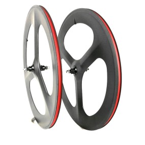 Carbon Road Bike Supplier - Tri-Spoke Wheel Tubular Clincher Track