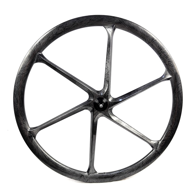 Carbon Fiber Wheels Factory - Customized Ice Crack 6 Spoke 28mm Width