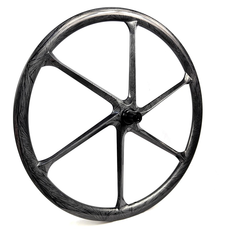Carbon Fiber Wheels Factory - Customized Ice Crack 6 Spoke 28mm Width