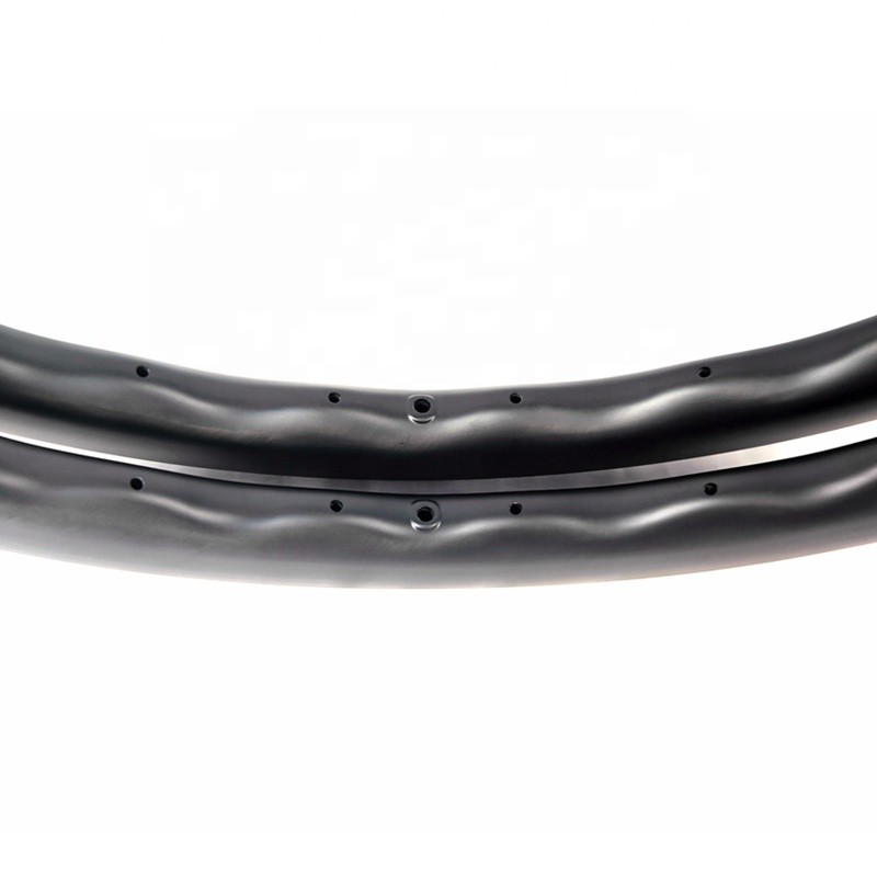 Carbon Fiber Rim Manufacturer - Wave 28MM Wide Gravel Disc Brake Asymmetric