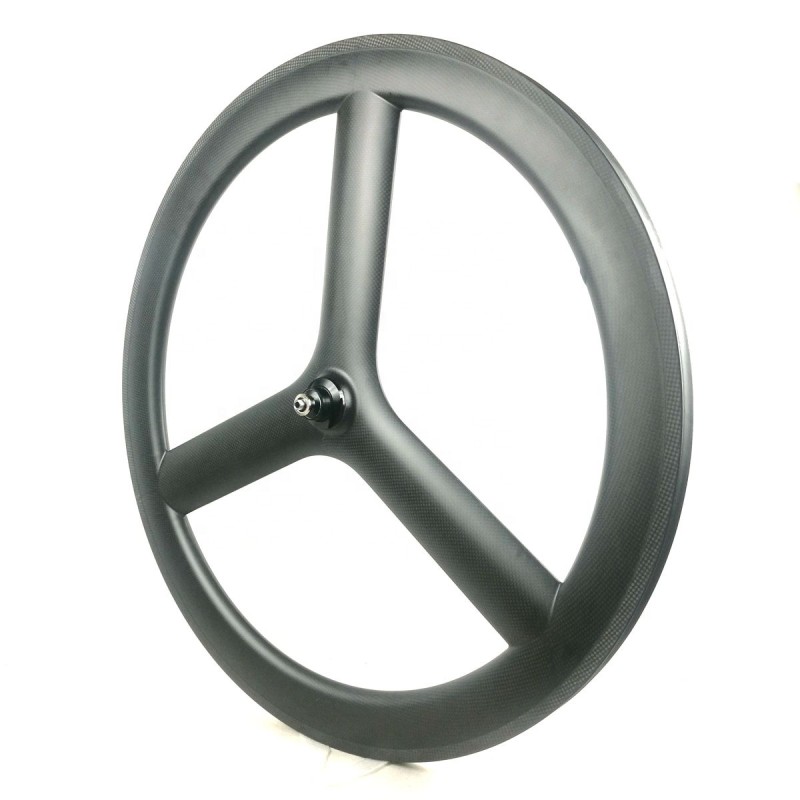 Track Carbon Wheel Manufacturer - Fixed Gear 3 Spoke 58mm Aero Spoke