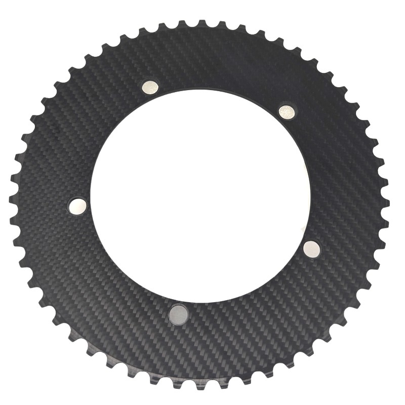 Carbon Chainring Factory - 144 BCD Single Speed 49-64T Superlight
