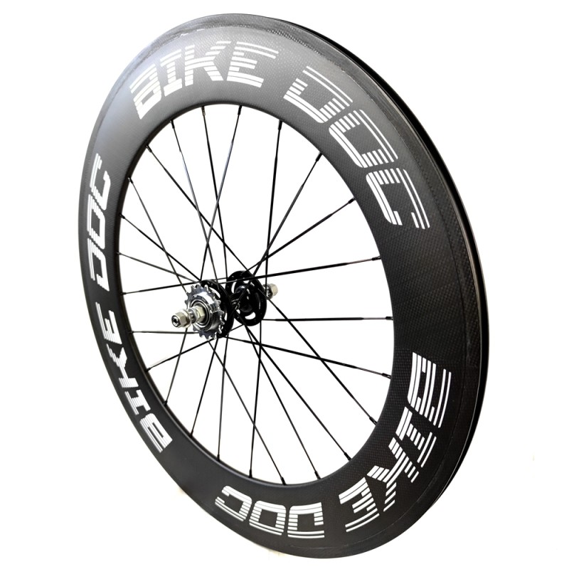 Fixie Wheel Supplier - 700C Track Carbon Rim 88MM Tubular Clincher
