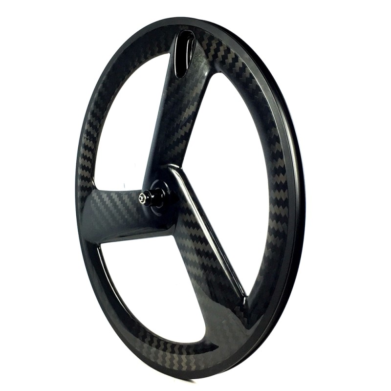Carbon Fiber Wheel Manufacturer - Tri Spoke Aerodynamic Road Track Clincher
