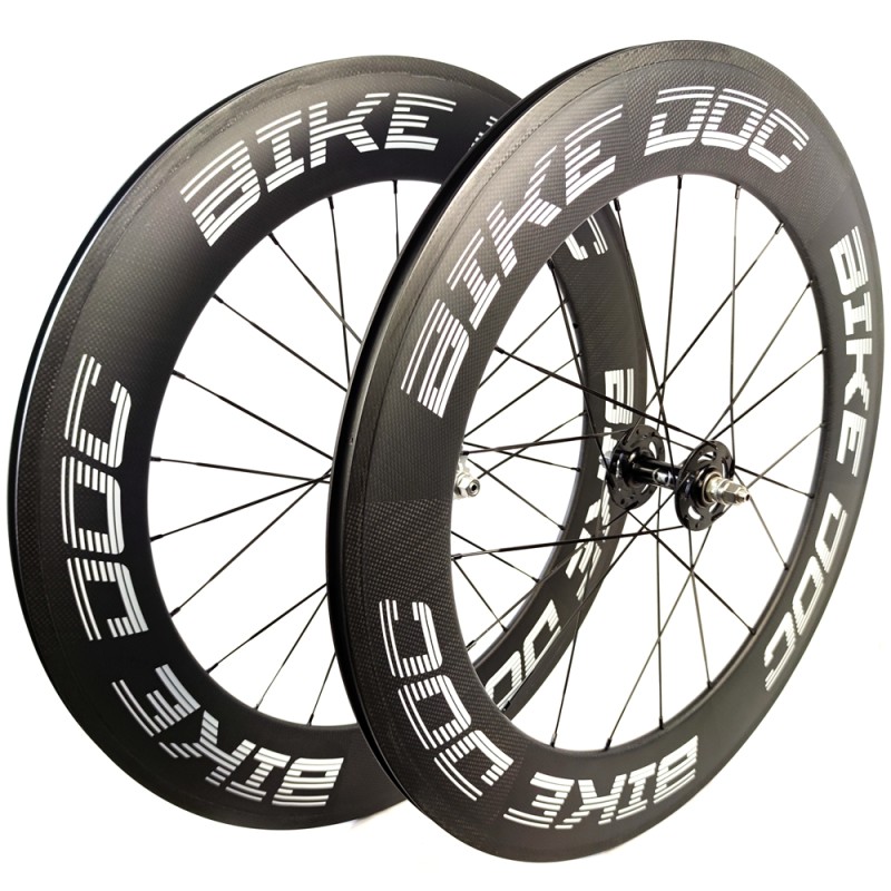Fixie Wheel Supplier - 700C Track Carbon Rim 88MM Tubular Clincher