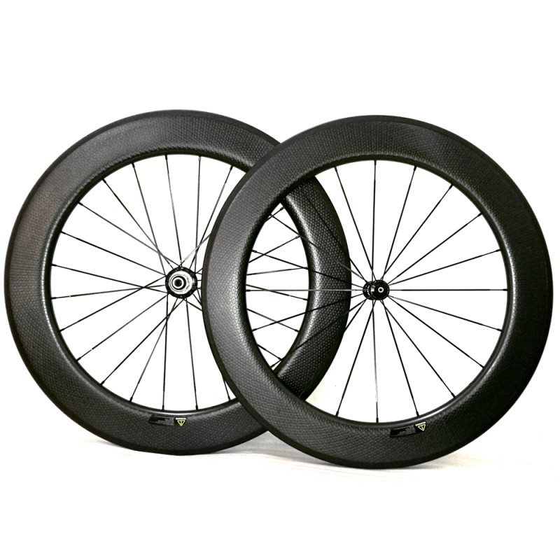 Carbon Bicycle Wheels Factory - Dimpled Surface 80mm High 25mm Wide
