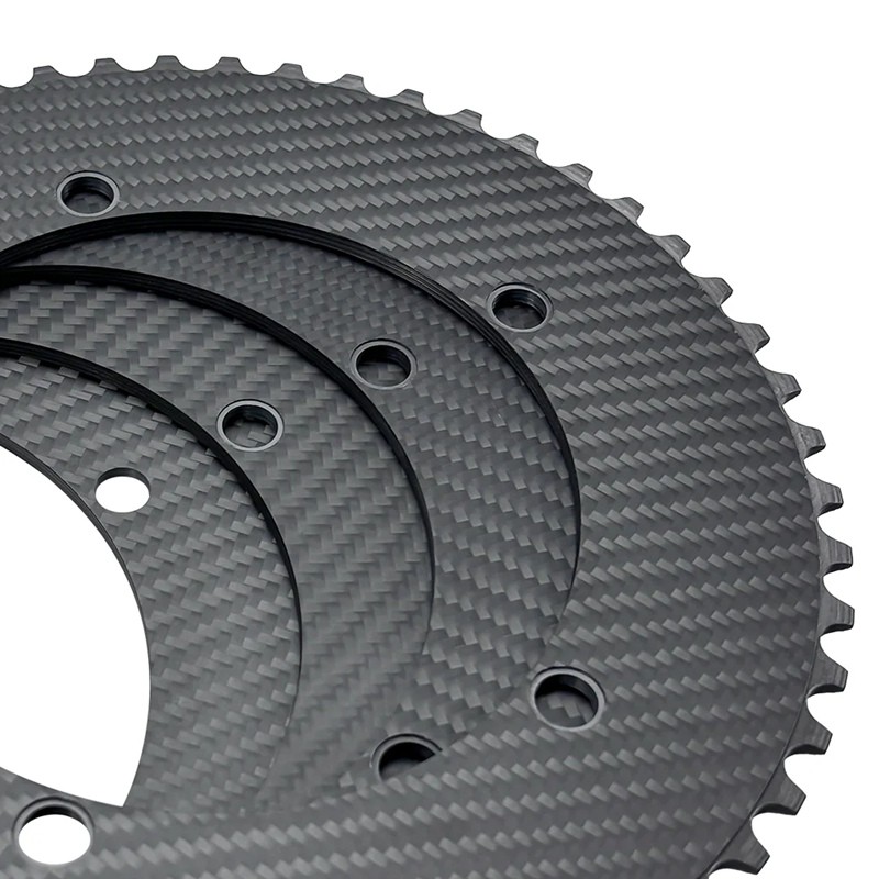 Carbon Chainring Supplier - Full Carbon BCD 14mm 49T-64T