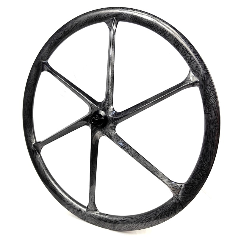 Carbon Fiber Wheels Factory - Customized Ice Crack 6 Spoke 28mm Width