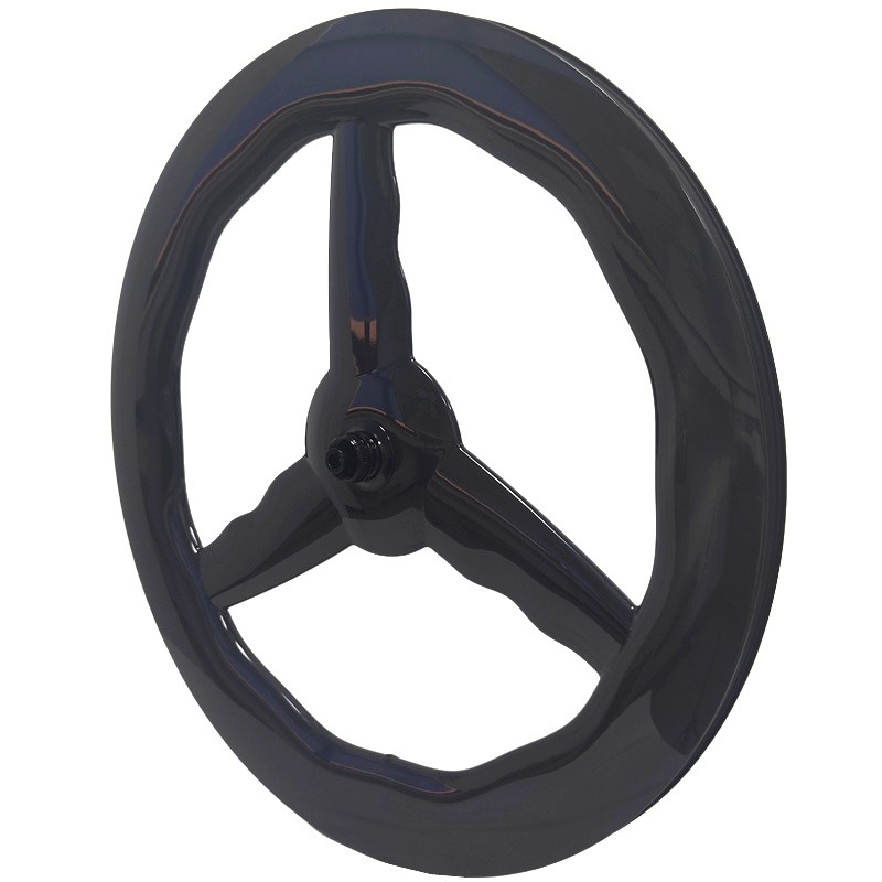 Wave 3 Spoke Factory - Road Bike Carbon Wheels Tri Spoke Front Fixie