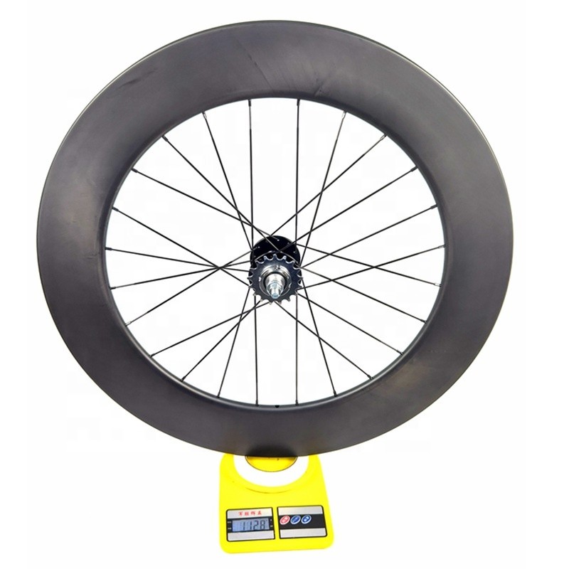 Tubular Wheel Manufacturer - 88MM Tubular 23MM Carbon Fixed Gear