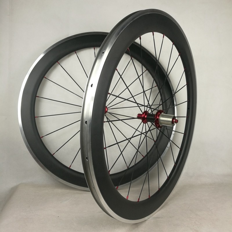 Alloy+Carbon Supplier - 28 Inch 60mm Carbon Alloy Clincher 700C