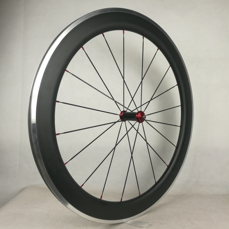 Alloy+Carbon Supplier - 28 Inch 60mm Carbon Alloy Clincher 700C