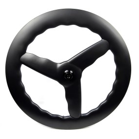 Carbon Bike Wheels Manufacturer - Full Carbon Wave 3 Spoke 28mm Wide