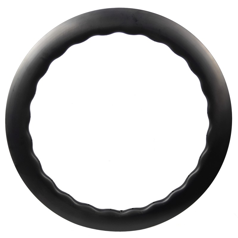 Carbon Road Disc Rim Supplier - Marbled Wavy Shape 24H Gravel Tubeless