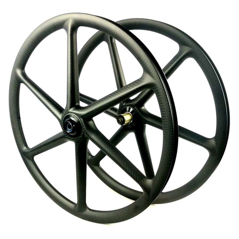 MTB Carbon Wheelset Factory - Lefty Hub Tubeless 6 Spoke Wheels