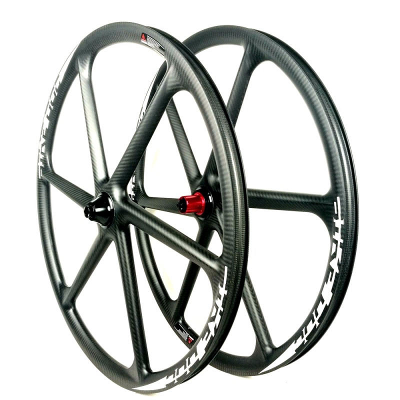 MTB Carbon Wheelset Factory - Lefty Hub Tubeless 6 Spoke Wheels