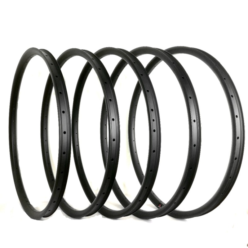 MTB XC Rims Supplier - Carbon Fiber 29er Asymmetric Mountain Bike