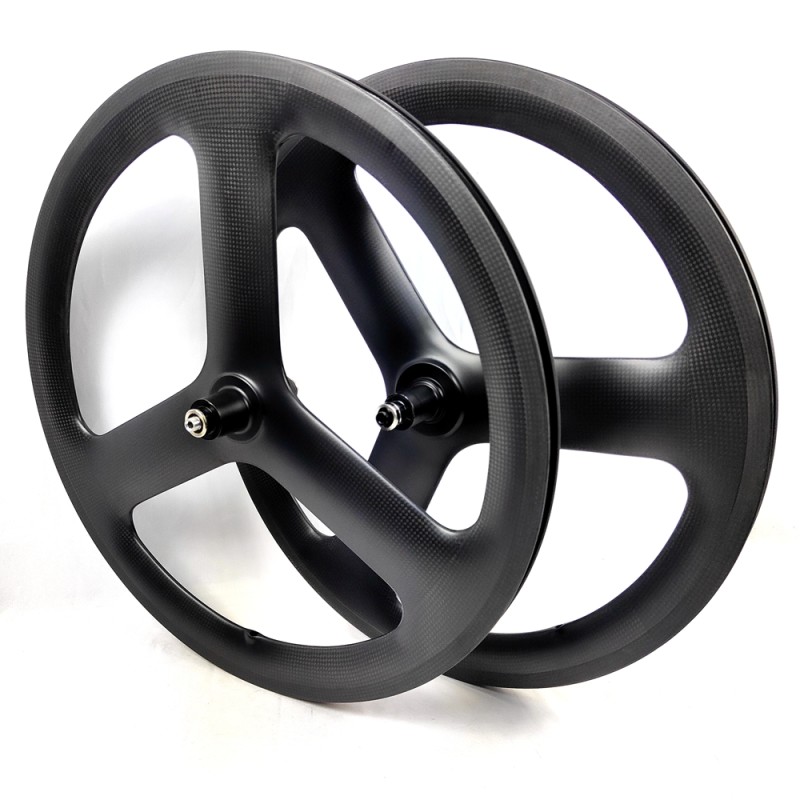 Bike Wheels Factory - 20 Inch Clincher 43MM23MM 3 Spoke Road Track