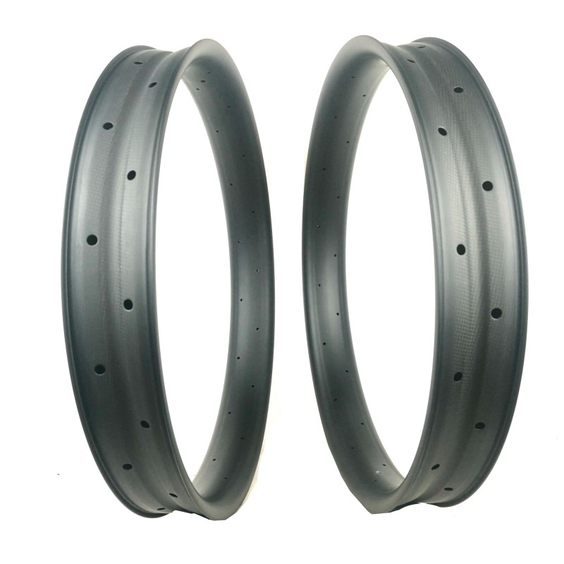 Fat Bicycle Rim Factory - OEM 26x4 Wheelset 32H 197MM Carbon