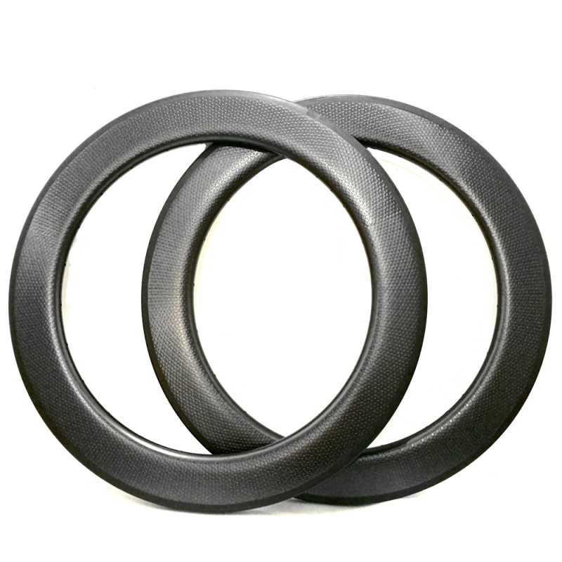 Carbon Bicycle Wheels Factory - Dimpled Surface 80mm High 25mm Wide