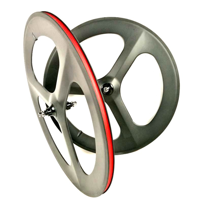 Carbon Road Bike Supplier - Tri-Spoke Wheel Tubular Clincher Track
