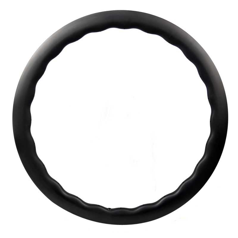 Carbon Road Disc Rim Supplier - Marbled Wavy Shape 24H Gravel Tubeless