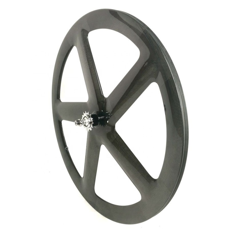 Carbon Track Supplier - 55MM Height Five 5 Spoke Tubular Clincher