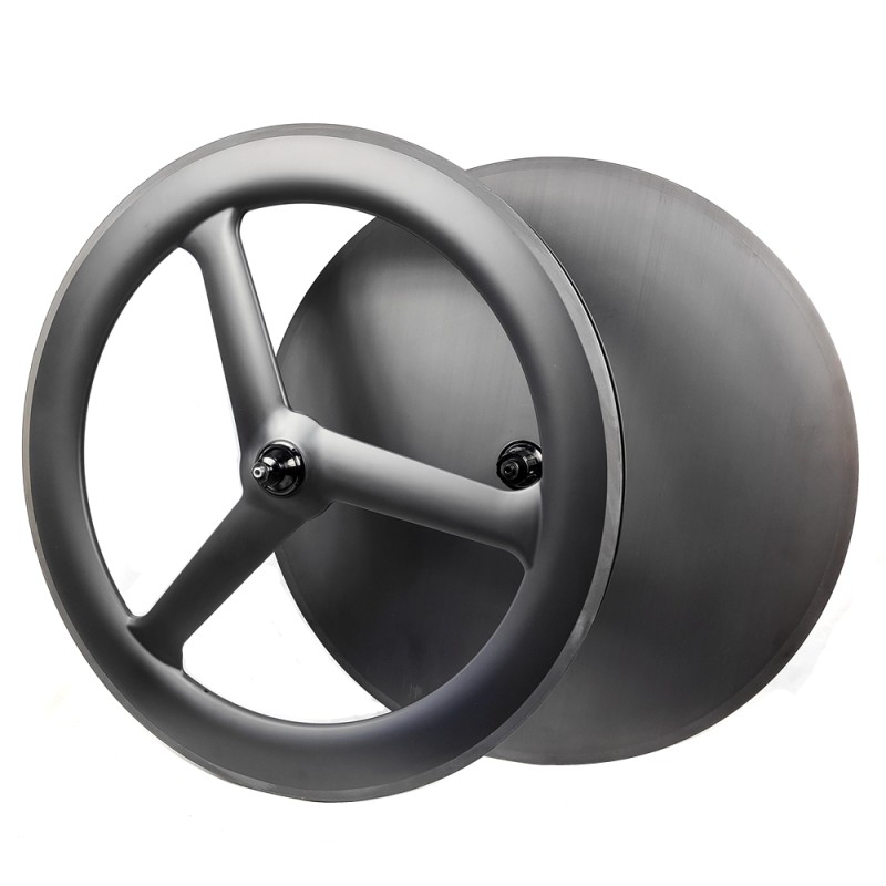 3-Spoke Carbon Factory - V/Disc Brake Front 100 Rear 130 135mm