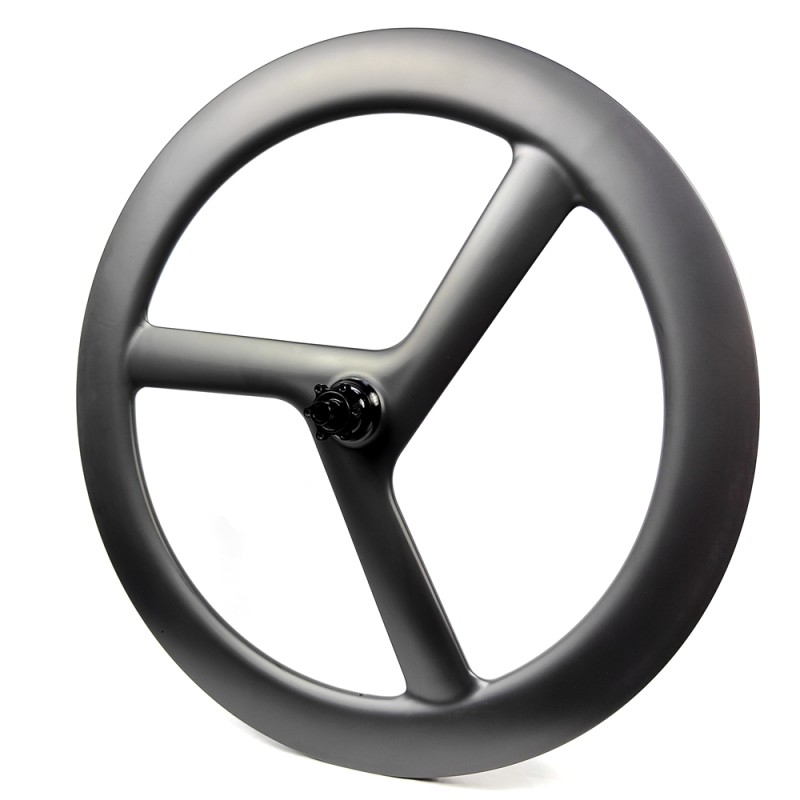 Carbon Wheelset Factory - Full 700C 3 Spoke 58mm Tubular Tubeless