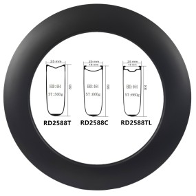 Track Carbon Rim Supplier - T800 88mm Rims 700C Fixed Tubular Disc