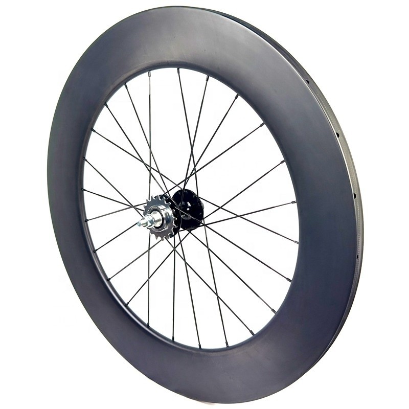 Tubular Wheel Manufacturer - 88MM Tubular 23MM Carbon Fixed Gear