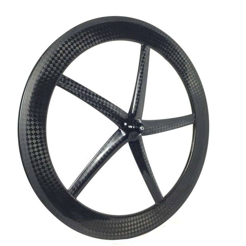 Track Wheelset Manufacturer - 65MM Height 25MM Width 12K 5 Spoke