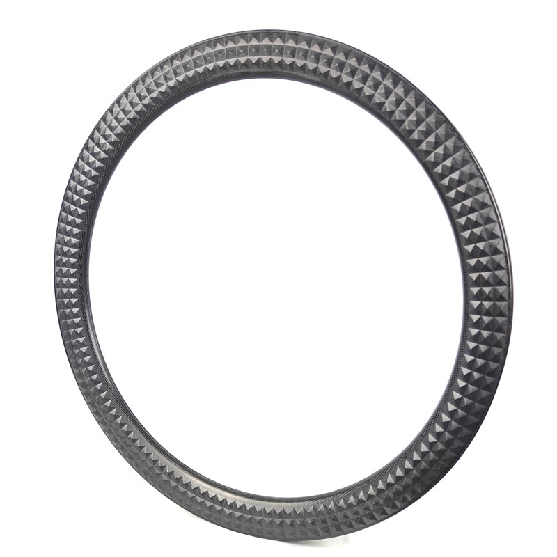 Gravel Carbon Rim Supplier - ARMORED SHAPE 33mm Width 50mm Depth Tubeless