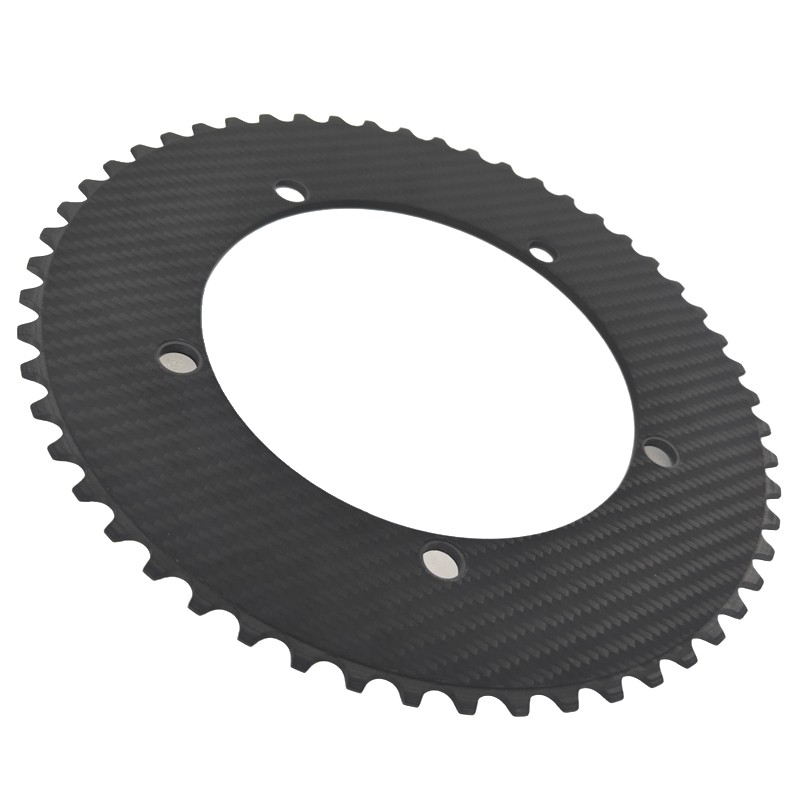 Carbon Chainring Factory - 144 BCD Single Speed 49-64T Superlight