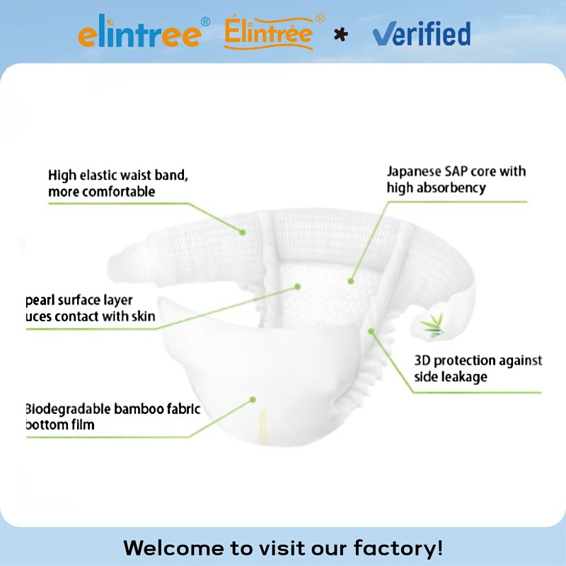 Baby Diaper Manufacturer - OEM Breathable Bamboo Diapers