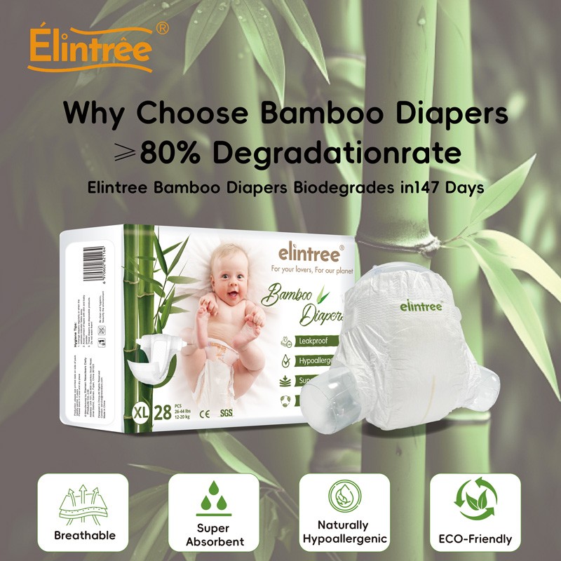 Baby Diaper Manufacturer - OEM Eco-friendly Bamboo Diapers