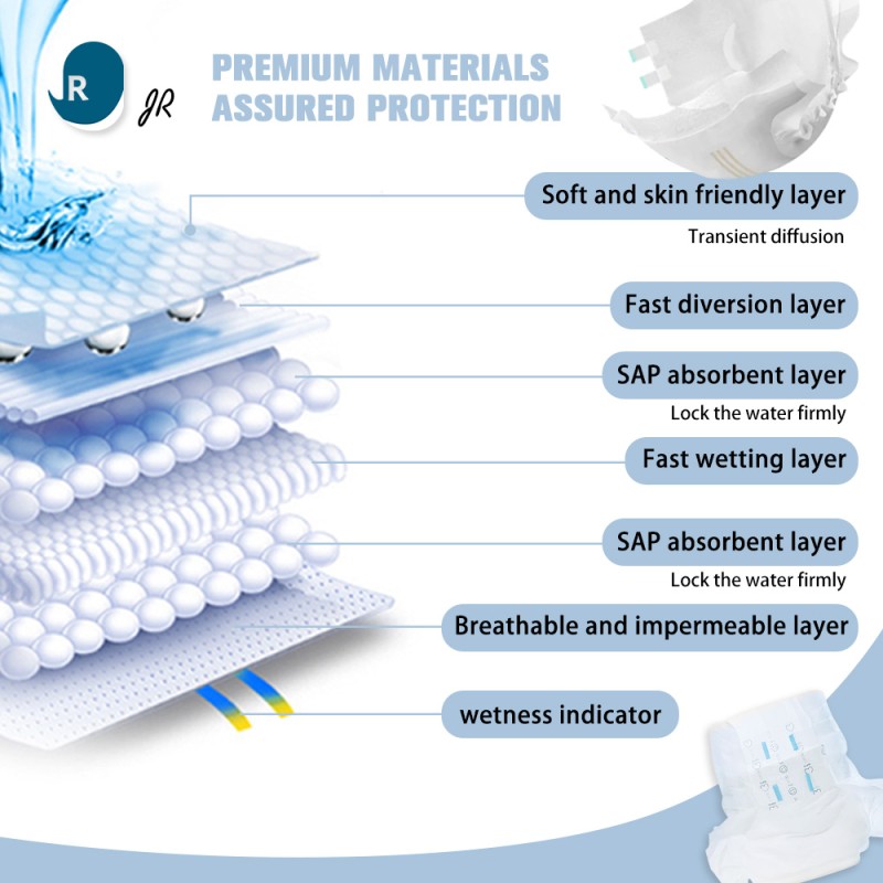 Adult Diaper Supplier - Economical PE Back-sheet Diapers