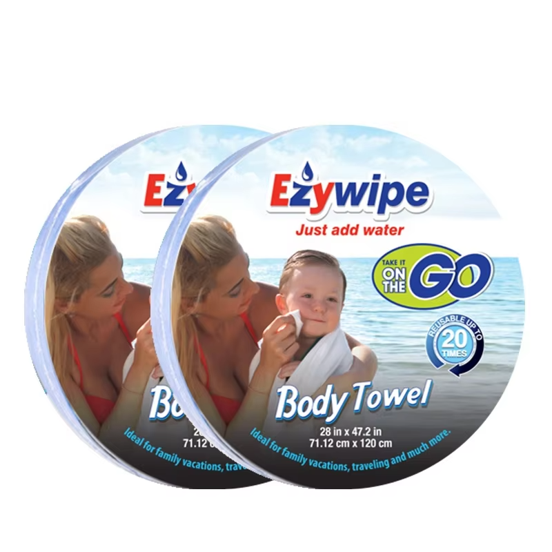 Compressed Towel Supplier - 100% Rayon Beach Towels