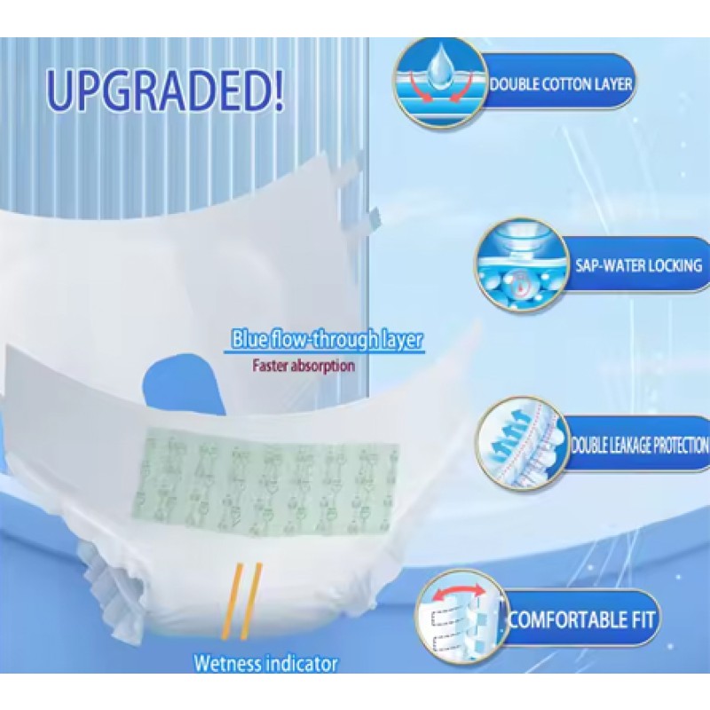 Adult Diapers Supplier - Premium Soft Skin-Friendly Elastic Waist