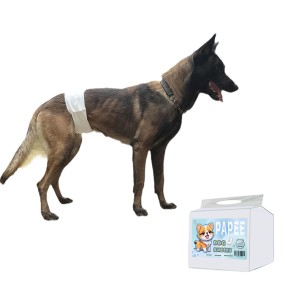 Male Dog Wrap Factory - Leakproof Disposable White