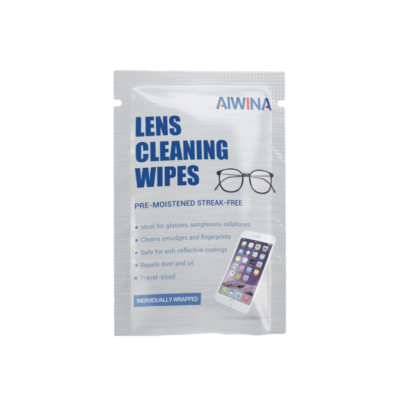 Lens Cleaner Wipes Supplier - AIWINA Single Disposable