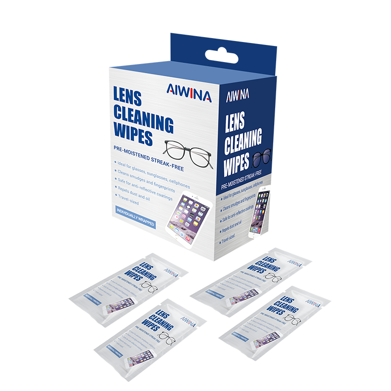 Lens Cleaner Wipes Supplier - AIWINA Single Disposable