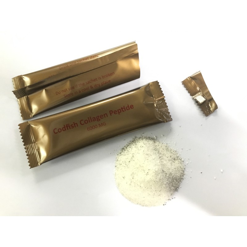 186g Beauty Product Pink Box Collagen Peptide Powder Drink with Hyaluronic Acid, Coenzyme Q10, VC, 6000mg*30bags